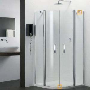 Provex 1203SA00F afwateringsstrip 90cm, 4mm hoog, transparant, voor glasdikte 6mm