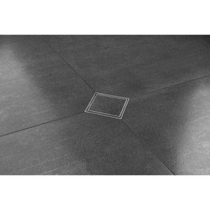 Easy Drain Aqua Quattro Tegel AQUA10X10MSI6T doucheput 10x10cm zijuitloop