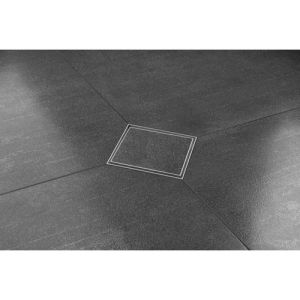 Easy Drain Aqua Quattro Tegel AQUA15X15MSI6T doucheput 15x15cm zijuitloop