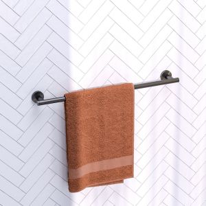 Brauer 5-GM-220 handdoekrek 60cm gunmetal geborsteld pvd