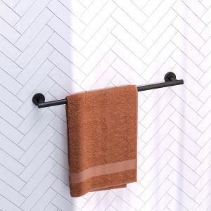 Brauer 5-S-220 handdoekrek 60cm mat zwart