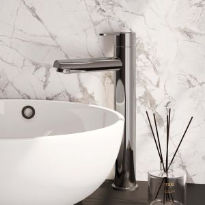 Brauer Edition 5-CE-002-HD4 verhoogde opbouw wastafelmengkraan model D chroom