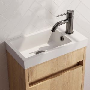 Brauer Edition 5-GM-006 opbouw fonteinkraan gunmetal geborsteld PVD