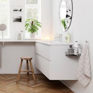Pressalit Choice Q30100 handdoekhaakje geborsteld staal (2 stuks)