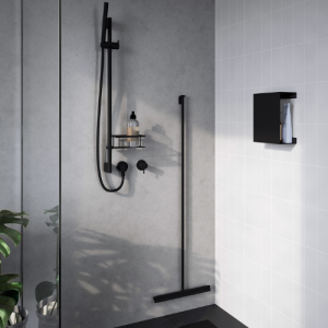 Smedbo Sideline DB2170 vloerwisser met houder mat zwart