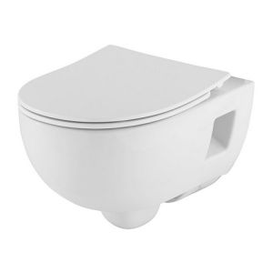 Pressalit 300 Slim 1012000-DG6999 toiletzitting met deksel wit